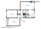Prodej bytu 3+1+L, 82,60 m², Teplice, ulice Kosmonautů 1542, cena 3190000 CZK / objekt, nabízí 