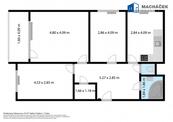 Družstevní byt 3+1+L, 79,65 m², Teplice, Edisonova 1841. , cena 3100000 CZK / objekt, nabízí 