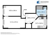 Byt 2+1 + parkovací místo, 43,50 m2, Krupka, ulice Dlouhá 660., cena 2900000 CZK / objekt, nabízí 