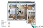 Prodej bytu 2+1, 63 m2, Hrdlovská 649, Osek, cena 1790000 CZK / objekt, nabízí 
